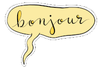 Gif animé bonjour